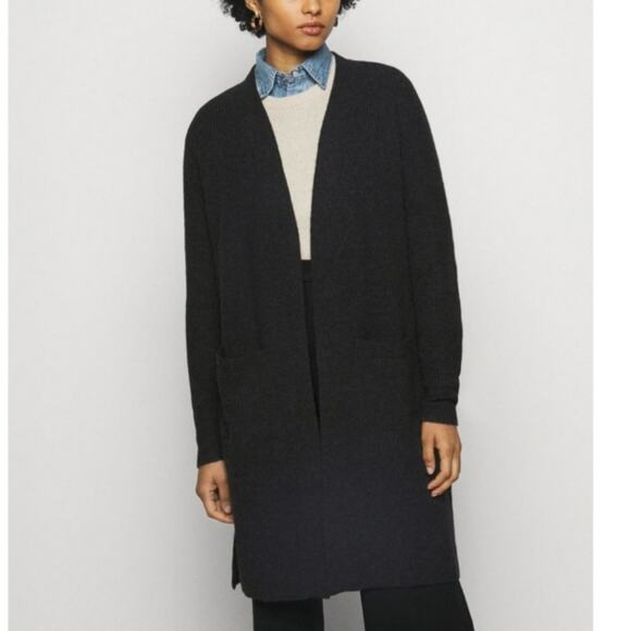 Ralph Lauren Wool Cashmere Long Line Long Sleeve Cardigan Size Small/ Medium - Picture 1 of 10